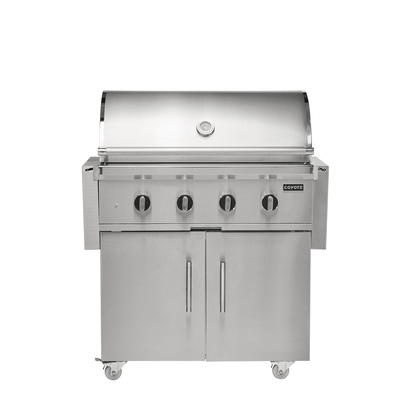 Coyote CL-Series 36" Grill on Cart - C3CL36+C3S36CT