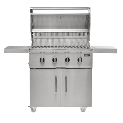 Coyote CL-Series 36" Grill on Cart - C3CL36+C3S36CT