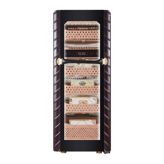 Afidano 1400 Ct Cigar Humidor Electric, Temperature and Humidity Control and Spanish Cedar Drawers - C5