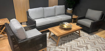 Royal Teak Collection Cannes Wicker Swivel Chair Frame - CANSWFO
