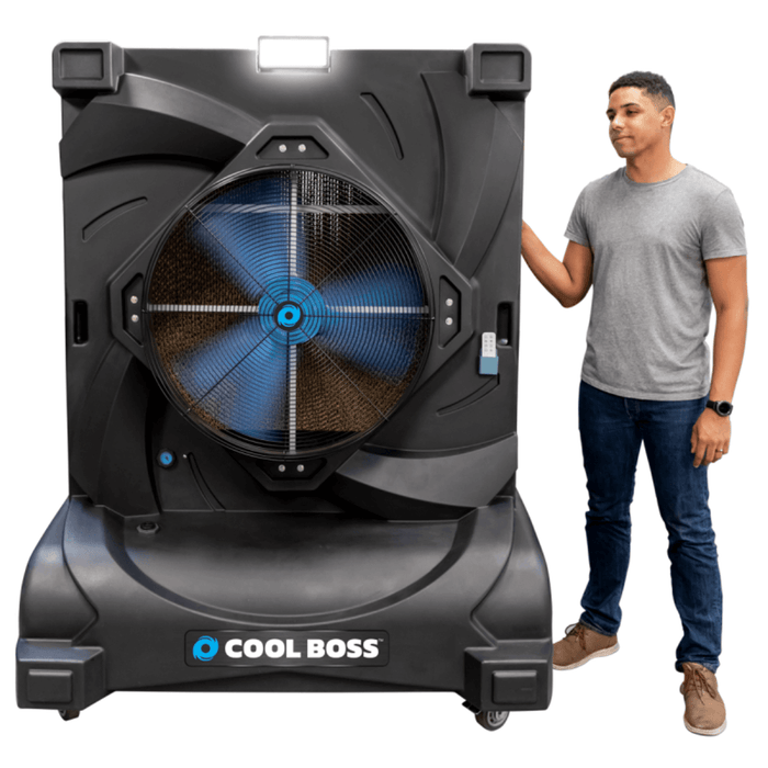 Cool Boss CB-28 Evaporative Air Cooler - Fixed Style - 28 Inch Fan - 5150152