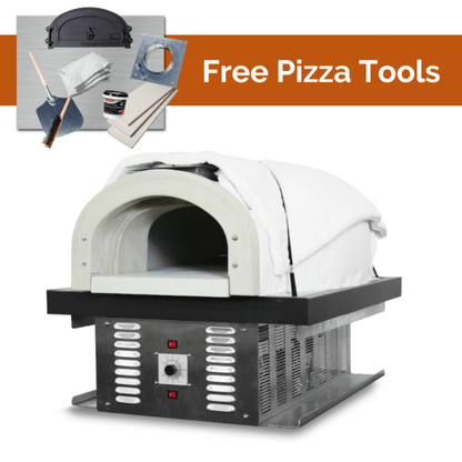 Chicago CBO-750 Gas & Wood Pizza Oven (Pre-Assembled) - CBO-O-KIT-750-HYB-NG