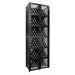 Vintage View Case &amp; Crate Locker 6 Kit freestanding wine bottle storage with secure backs