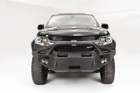 Fab Fours CC15-H3352-1 Chevy Colorado 2015-2020 Premium Front Bumper Winch Ready with Pre-Runner Guard (Does not fit Chevy Colorado ZR2)