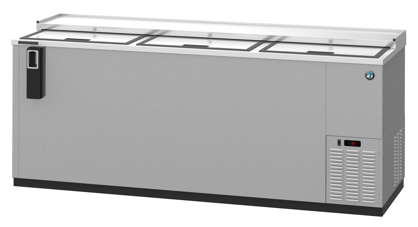 Hoshizaki CC80-S | 80" Wide Stainless Steel Horizontal Slide Top Bottle Cooler - CC80-S