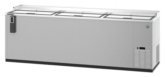 Hoshizaki CC95-S | 96" Wide Stainless Steel Horizontal Slide Top Bottle Cooler - CC95-S