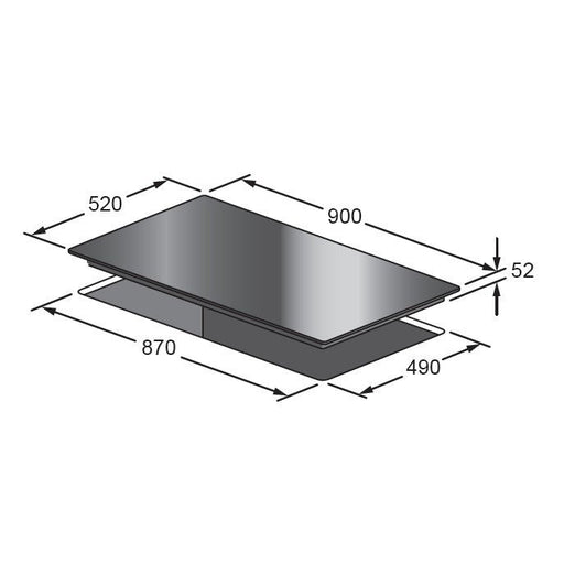 Kleenmaid CCT9030 90cm Ceramic Cooktop