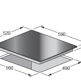 Kleenmaid CCTB6020 60cm Knob Control Ceramic Cooktop