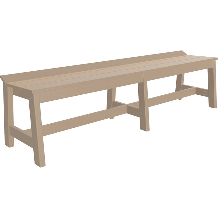 LuxCraft 72" Cafe Dining Bench - CDB72CHB