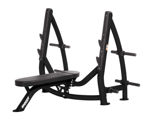 Hoist Olympic Flat Bench With Storage - CF-3170-A Black
