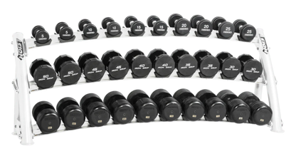Hoist 3-Tier Horizontal Dumbbell Rack - CF-3461-3 Black