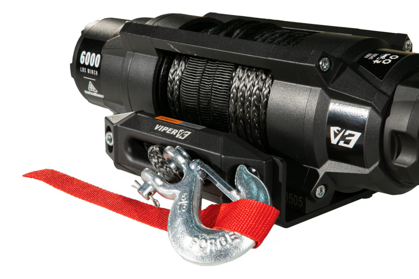 MotoAlliance Viper UTV Winch V3 Wide Spool 4500lbs New - V34500SE_BL