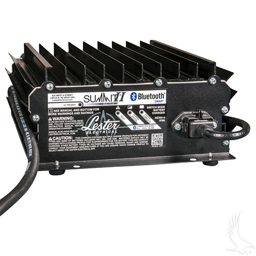 RedHawk Golf Cart Battery Charger - Lester Summit Series II - 36-48V Auto Ranging Voltage 13-18A - On-Board - CGR-254