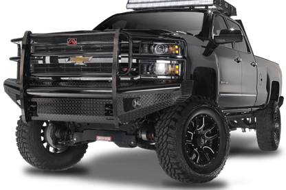 Fab Fours CH05-S1360-1 Chevy Silverado 2500/3500 Classic 2003-2007 Black Steel Front Bumper with Full Guard