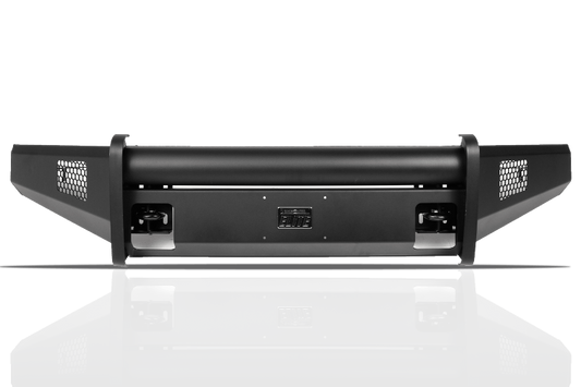 Fab Fours CH08-Q2061-1 Chevy Silverado 2500/3500 2007.5-2010 Black Steel Elite Front Bumper No Guard