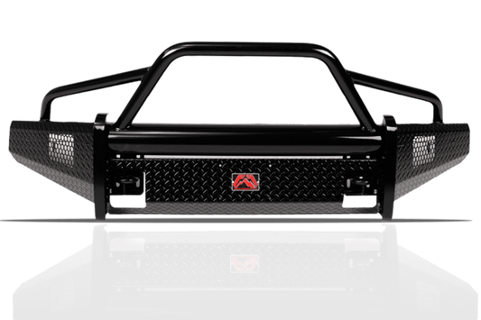 Fab Fours CH08-S2062-1 Chevy Silverado 2500/3500 2007.5-2010 Black Steel Front Bumper with Pre-Runner Guard