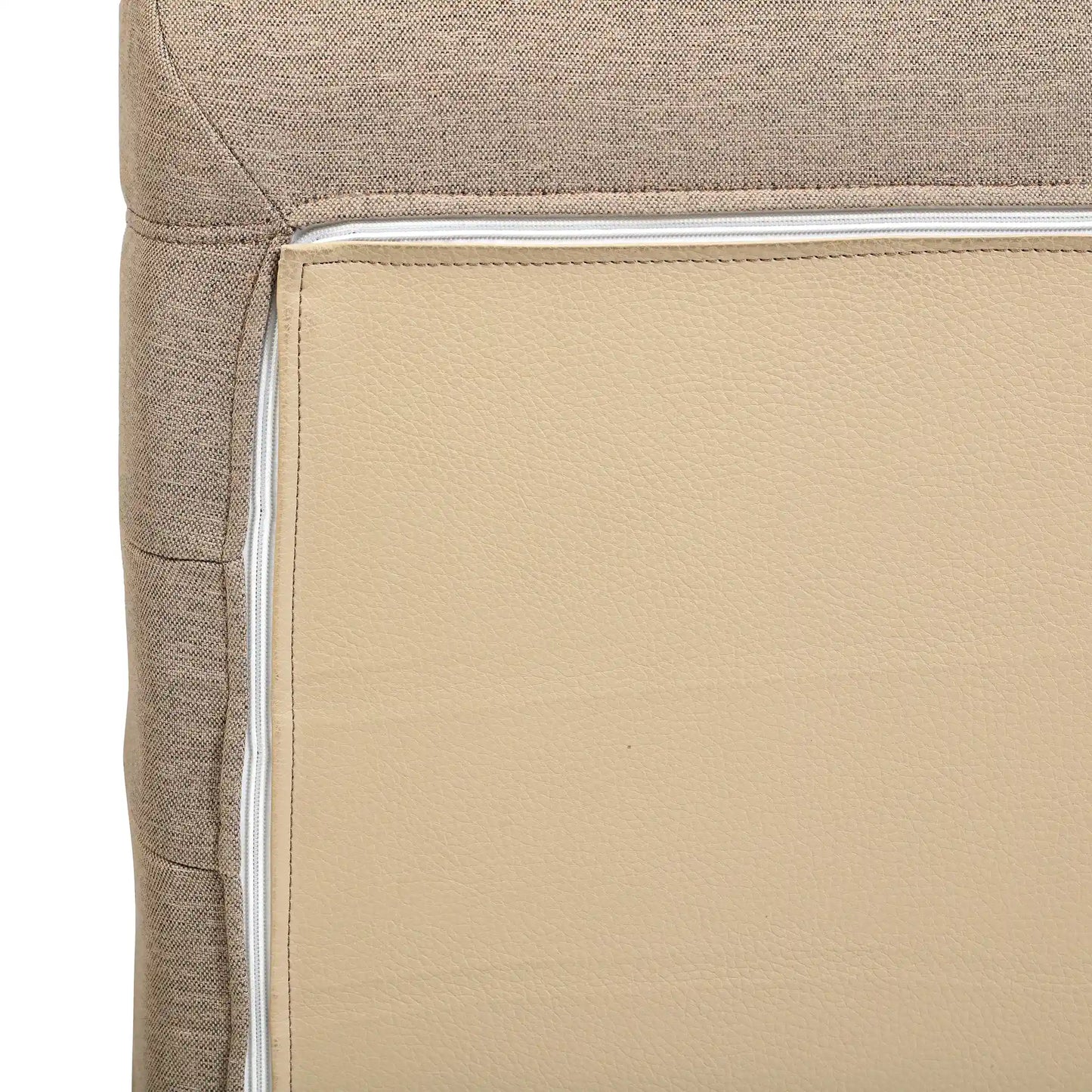 Deko Living 2 Piece Seating Brown Compressed Foam Sectional Sofa  - CIF50117SET