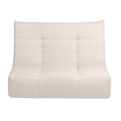 Deko Living 5 Piece Beige Compressed Foam Loveseat Sofa Chairs and Table Set  - CIF50219