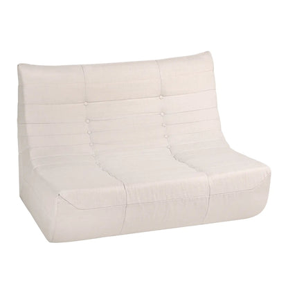 Deko Living 5 Piece Beige Compressed Foam Loveseat Sofa Chairs and Table Set  - CIF50219