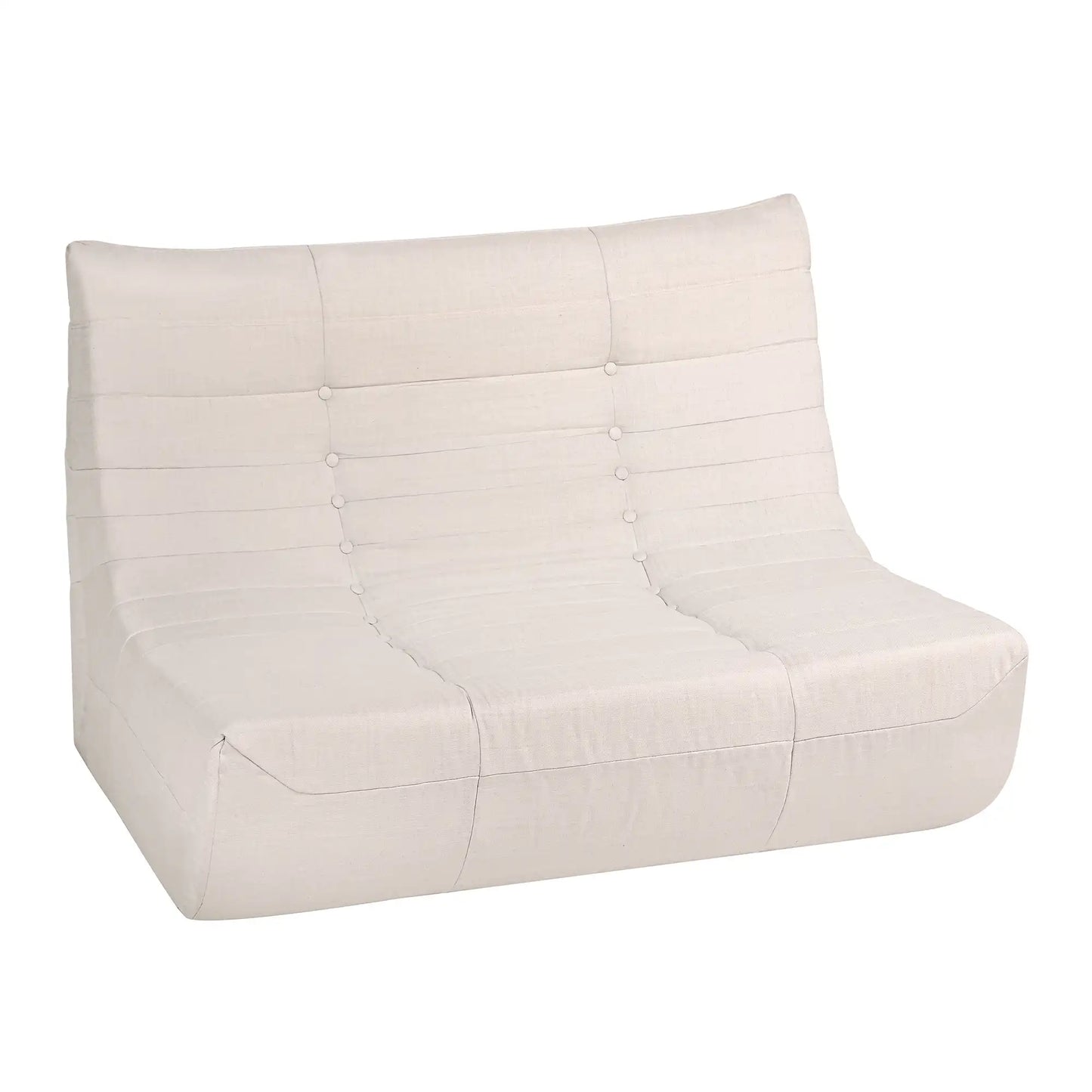 Deko Living Beige Compressed Foam Sofa  - CIF50219SOF