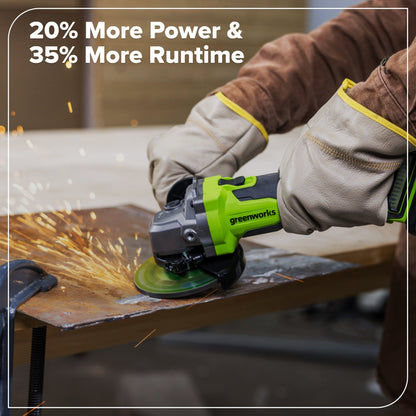 Greenworks 24V Brushless Power Tool 10PC Combo Kit w/ (2) 4.0Ah & (1) 2.0Ah USB-C Batteries and Charger