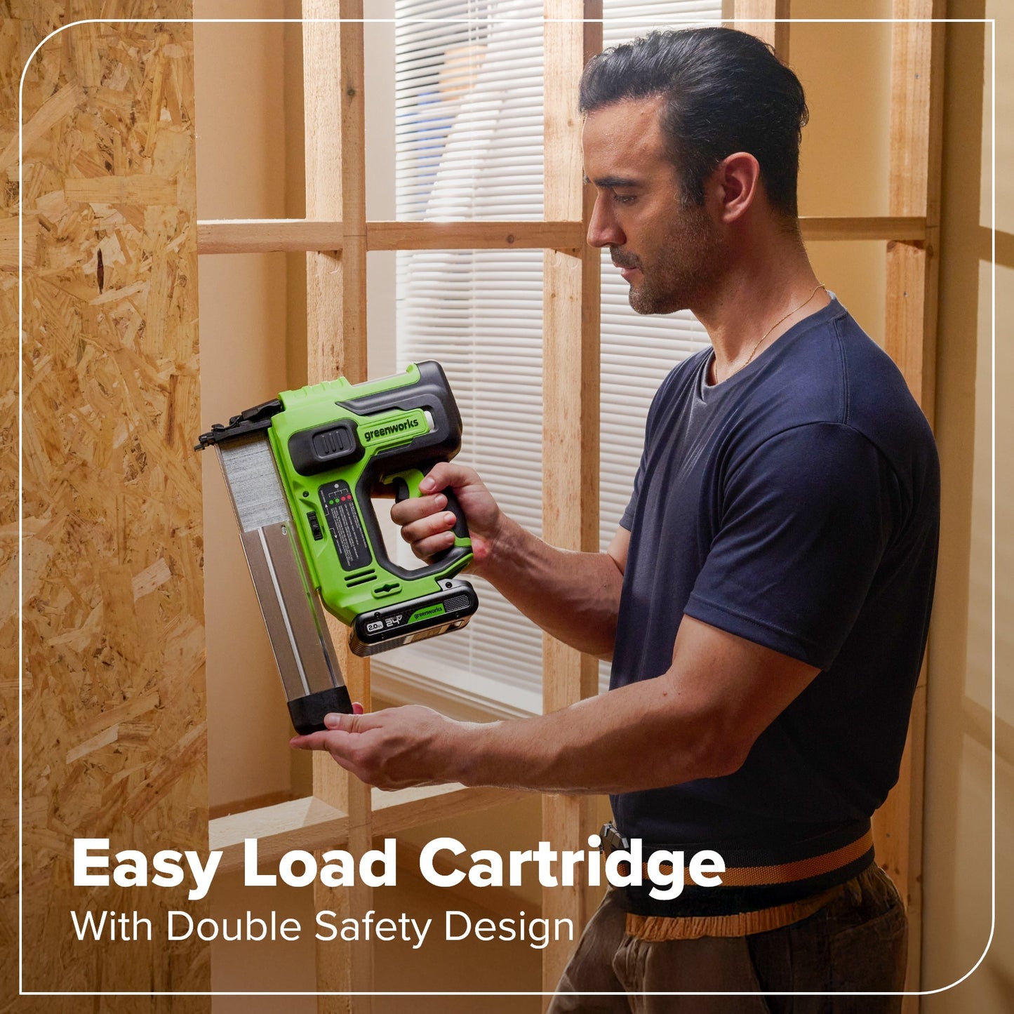 Greenworks 24V Brushless Power Tool 10PC Combo Kit w/ (2) 4.0Ah & (1) 2.0Ah USB-C Batteries and Charger