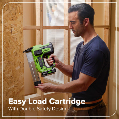 Greenworks 24V Brushless Power Tool 10PC Combo Kit w/ (2) 4.0Ah & (1) 2.0Ah USB-C Batteries and Charger