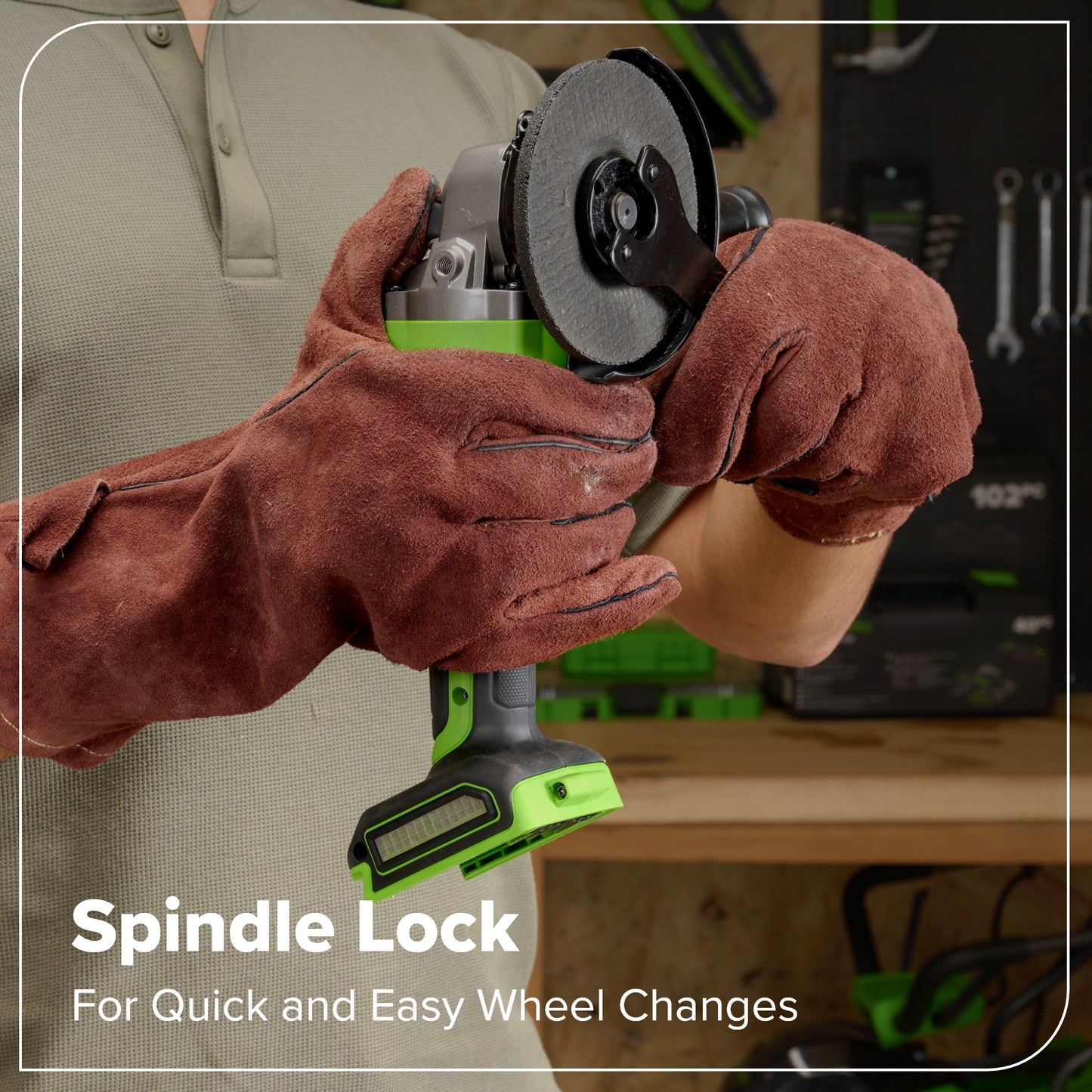 Greenworks 24V Brushless Power Tool 10PC Combo Kit w/ (2) 4.0Ah & (1) 2.0Ah USB-C Batteries and Charger