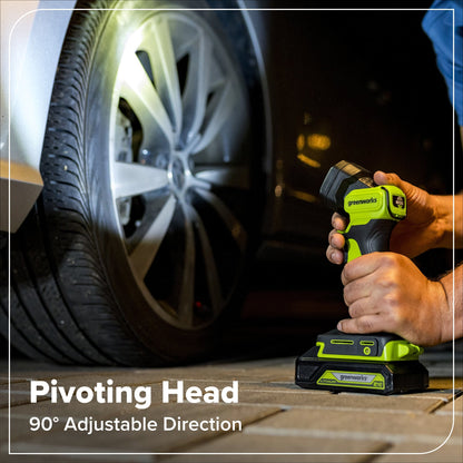 Greenworks 24V Brushless Power Tool 6PC Combo Kit w/ (2) 2.0Ah USB-C Batteries and 30W Charger - CK36200