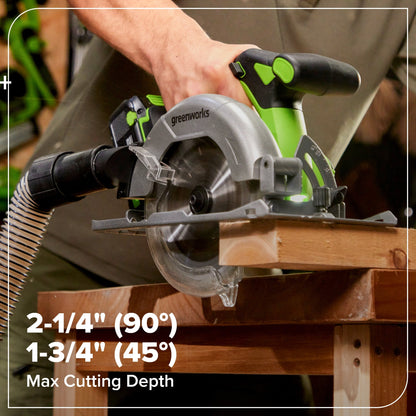 Greenworks 24V Brushless Power Tool 8PC Combo Kit w/ (2) 4.0Ah & (1) 2.0Ah USB-C Batteries and Charger - CK38100