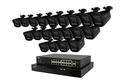 Lorex Connect X Series 4K 32-Channel Wired NVR System with X3 Bullet Security Cameras - 8TB (Cables not included)
