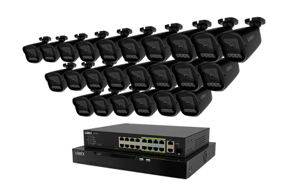 Lorex Connect X Series 4K 32-Channel Wired NVR System with X3 Bullet Security Cameras - 8TB (Cables not included)