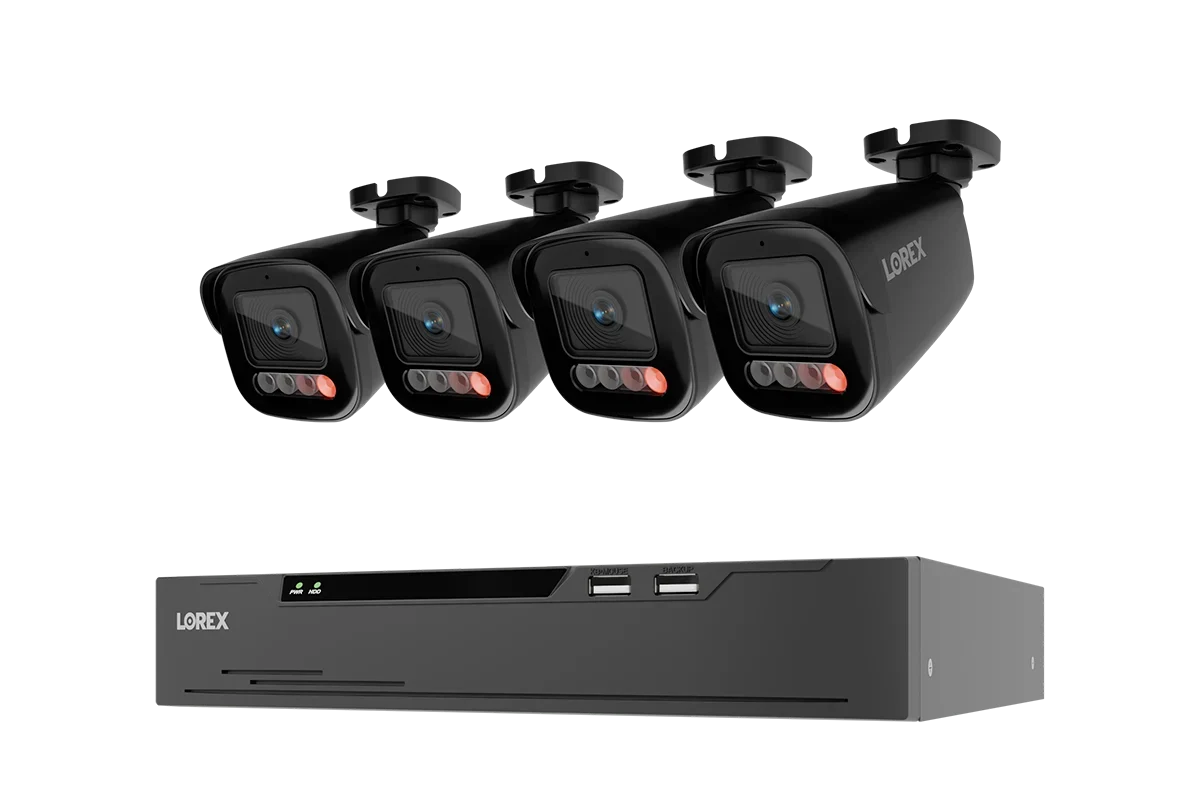 Lorex Connect X Series 4K 8-Channel Wired NVR System with X5 Bullet Security Cameras - 2TB (Cables not included)