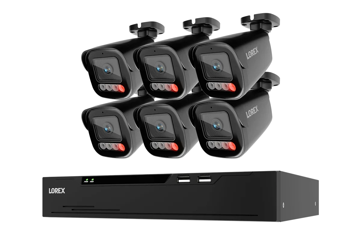 Lorex Connect X Series 4K 8-Channel Wired NVR System with X5 Bullet Security Cameras - 2TB (Cables not included)