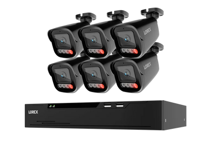 Lorex Connect X Series 4K 8-Channel Wired NVR System with X5 Bullet Security Cameras - 2TB (Cables not included)
