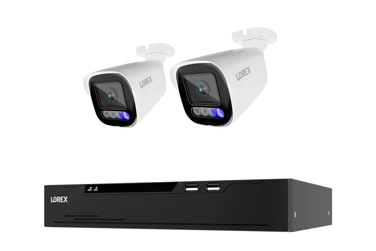 Lorex Connect X Series 4K 8-Channel Wired NVR System with X5 Bullet Security Cameras - 2TB (Cables not included)