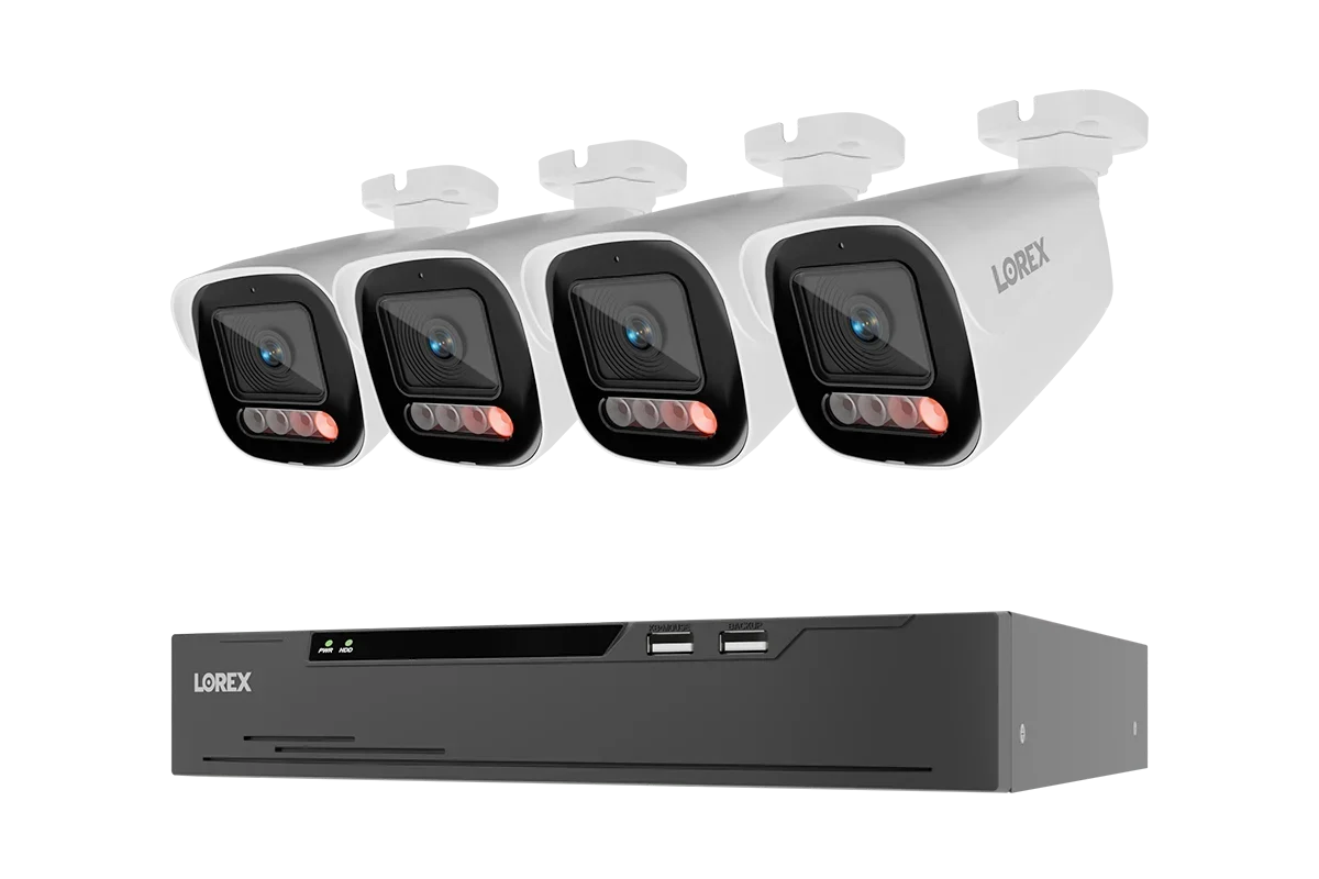Lorex Connect X Series 4K 8-Channel Wired NVR System with X5 Bullet Security Cameras - 2TB (Cables not included)