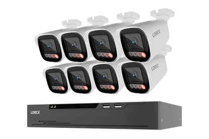 Lorex Connect X Series 4K 8-Channel Wired NVR System with X5 Bullet Security Cameras - 2TB (Cables not included)