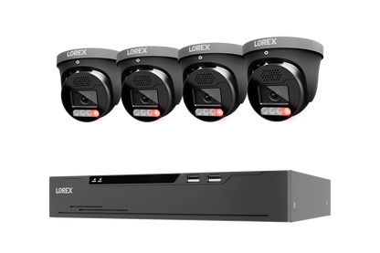 Lorex Connect X Series 4K 8-Channel Wired NVR System with X5 Turret Security Cameras - 2TB (Cables not included)