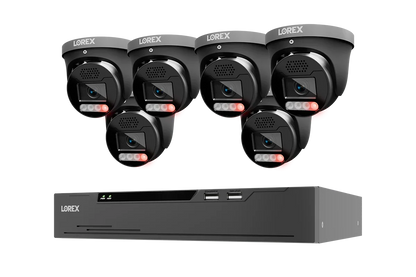 Lorex Connect X Series 4K 8-Channel Wired NVR System with X5 Turret Security Cameras - 2TB (Cables not included)