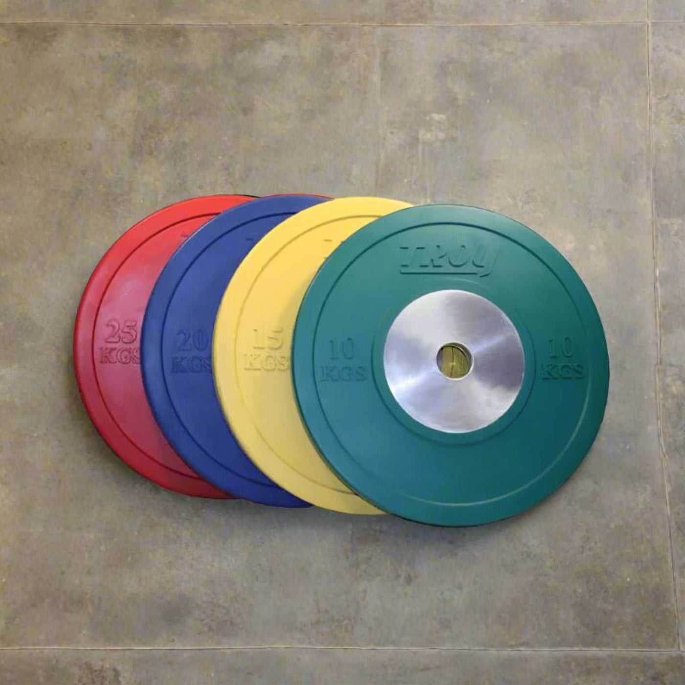 Troy CO-SBP Competition Grade Color Bumper Plate - (2) CO-010SBP