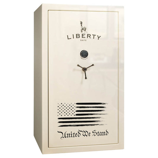Liberty Safe Colonial 50 White Gloss Promo Flag Safe - LIB Colonial 50 White Flag