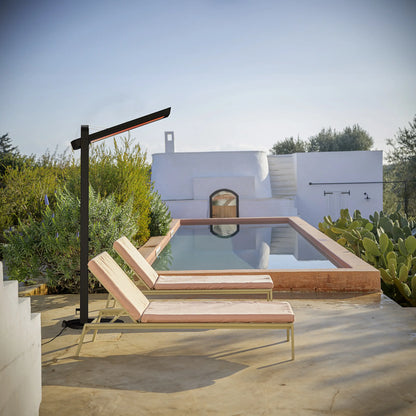 Deko Living 1500W Infrared Adjustable Angle Tower Heater with Carbon Fiber Tube  - COH40007