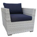 Deko Living Outdoor Wicker Patio Sofa & Ottoman Set with Adjustable Table Height - COP30010