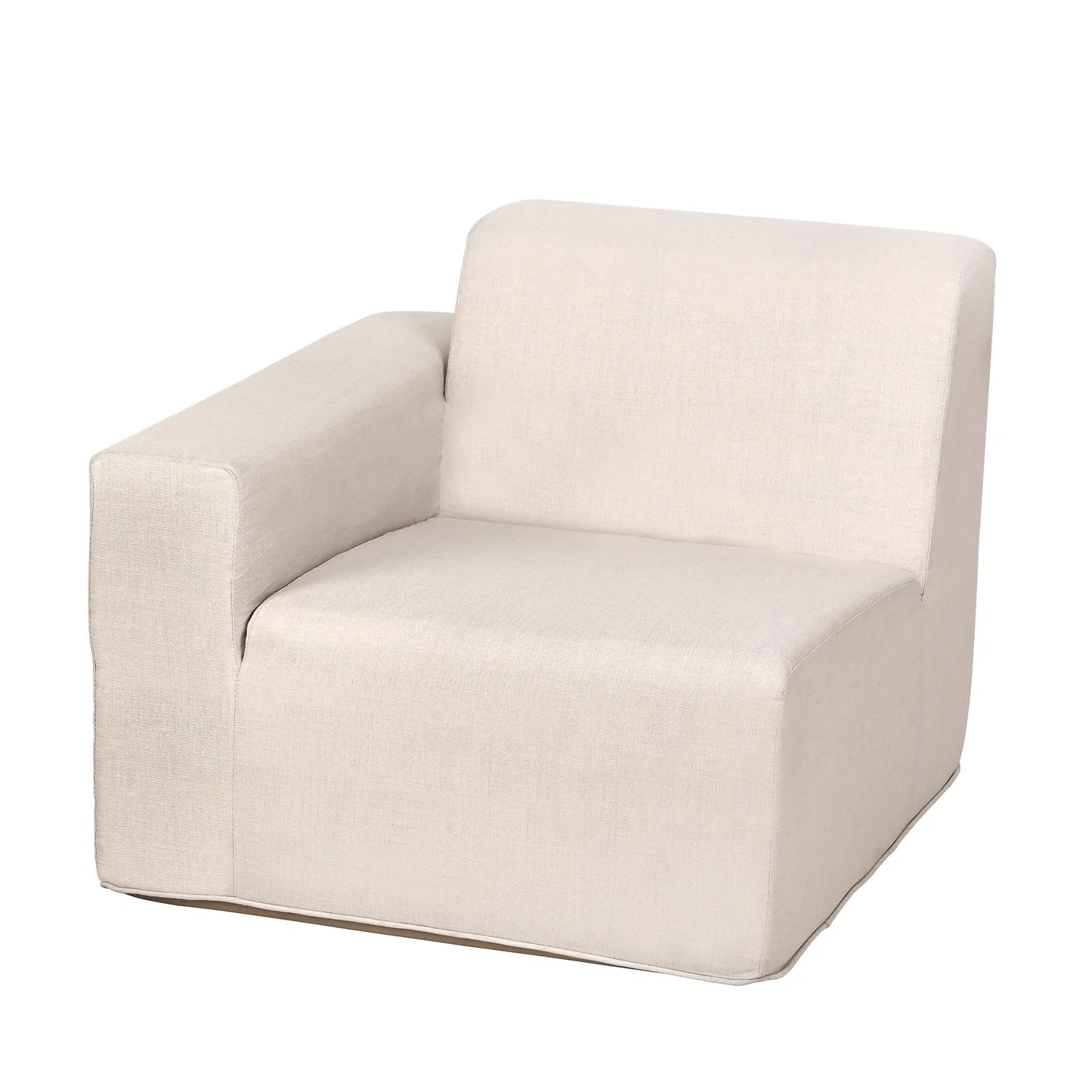 Deko Living 2 Piece Seating Beige Outdoor Compressed Foam Sectional Sofas  - COP30217SET