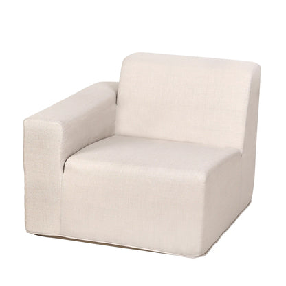 Deko Living 2 Piece Seating Beige Outdoor Compressed Foam Sectional Sofas  - COP30217SET