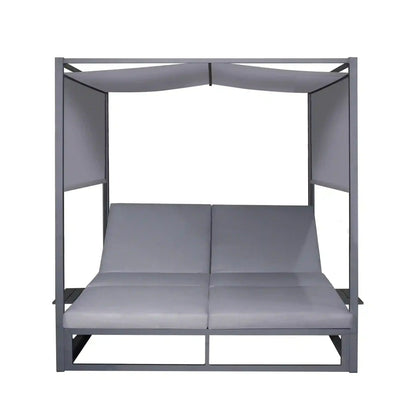 Deko Living Outdoor Gray Rectangular Patio Daybed  - COP30504DGRY