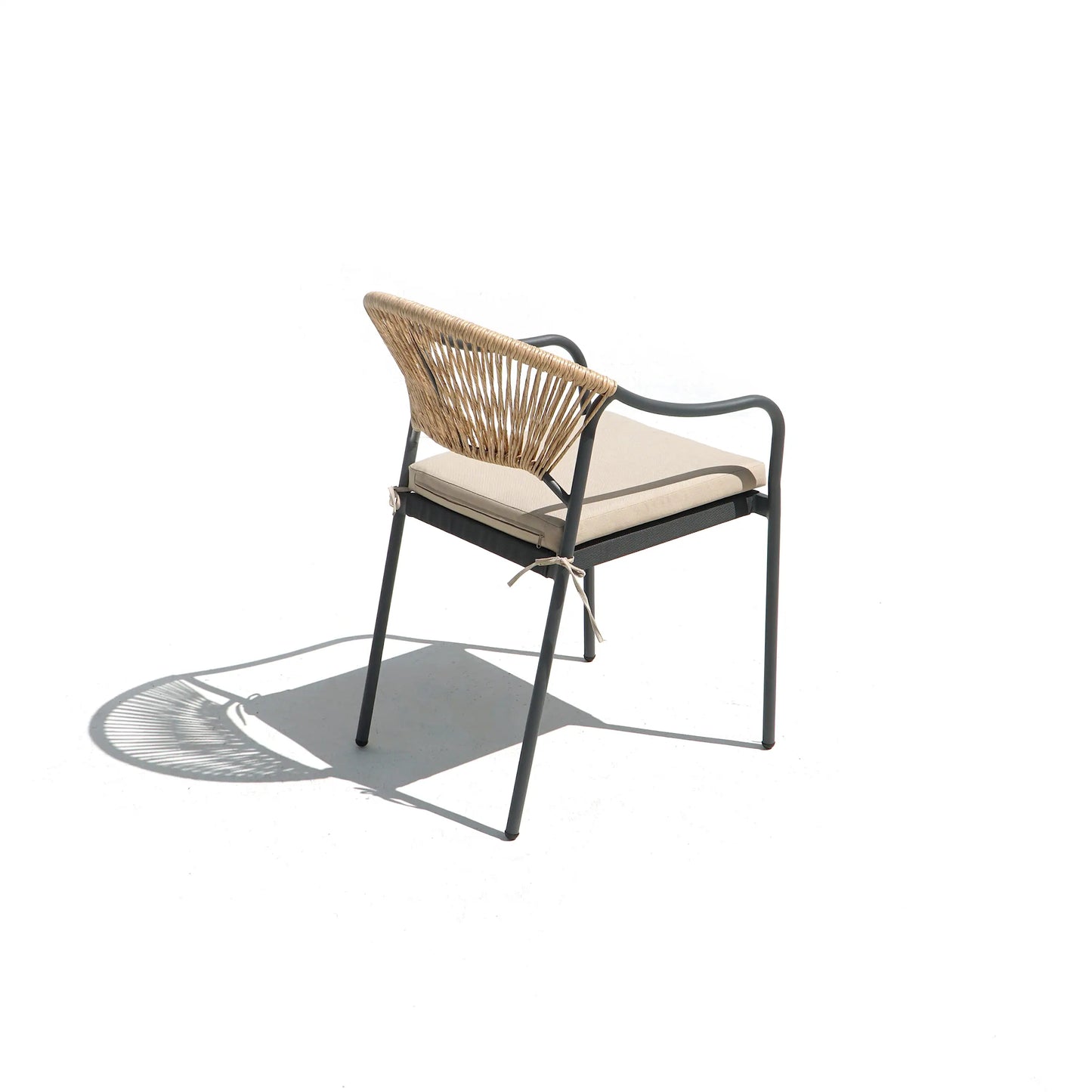 Deko Living 6 Piece Seating Yellow Outdoor Patio Dining Chairs and Table Set  - COP30703