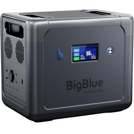 BigBlue CellPowa 2500 Portable Power Station Solar Generator 2500W 1843Wh - CP2500