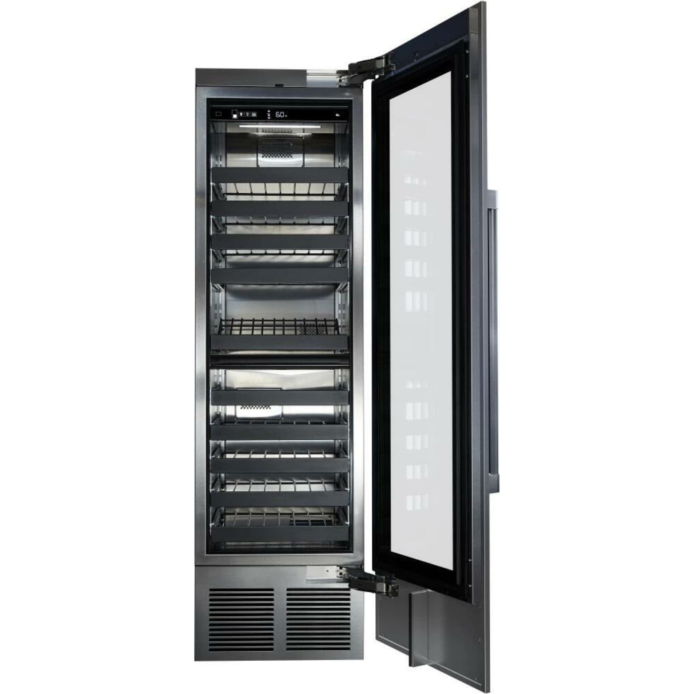 Perlick 24" Wine Reserve with 86 Bottle Capacity, Glass Overlay Door - CR24D-1-4L